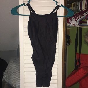 Black womens speedo tiger paw print